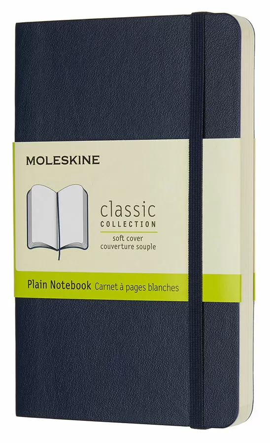 Записная книжка Classic Soft (нелинован) Pocket синий