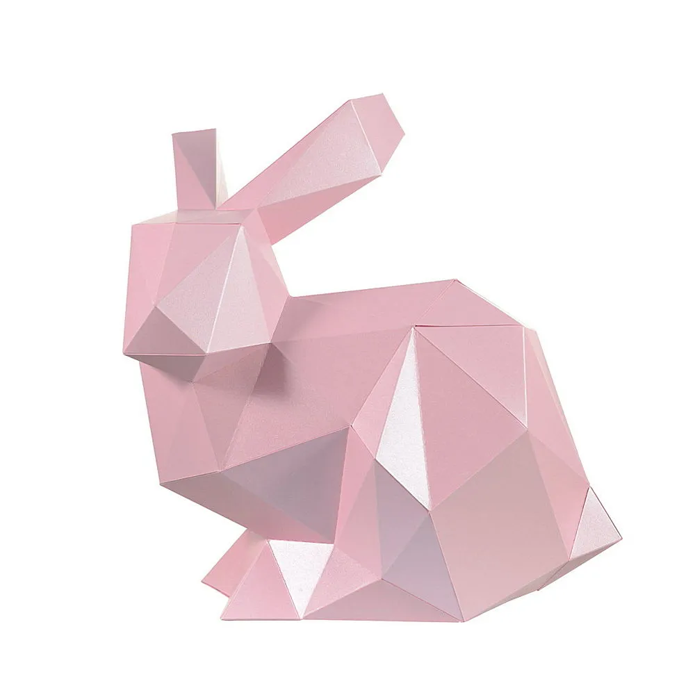 Набор для паперкрафта Кролик Няш (розовый)