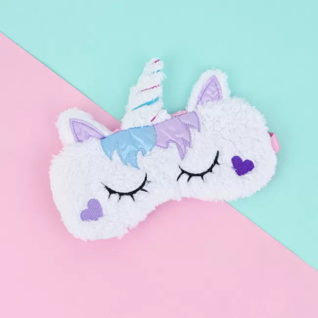 Маска для сна Purple unicorn