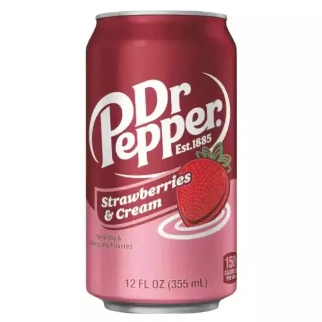 Dr Pepper Strawberries & Cream, 355 мл