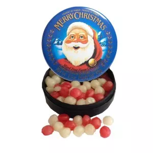 Леденцы Rendez Vous рождественские со вкусом фруктов Санта Клаус, 43 г.