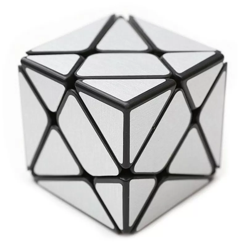 Кубик Трансформер Зеркальный Серебро