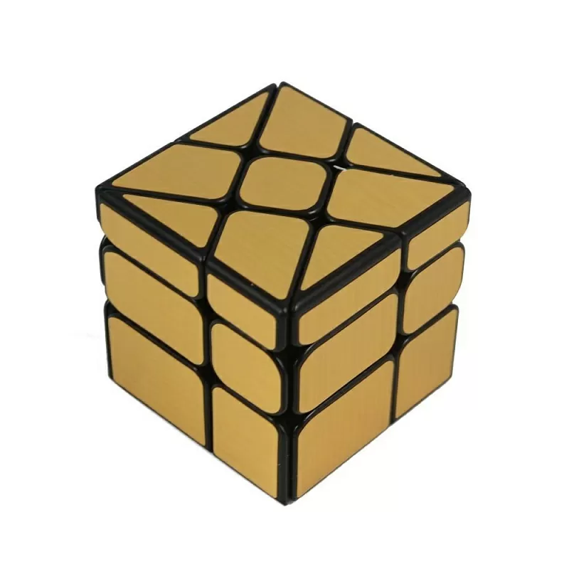 Кубик Колесо Золото Зеркальный