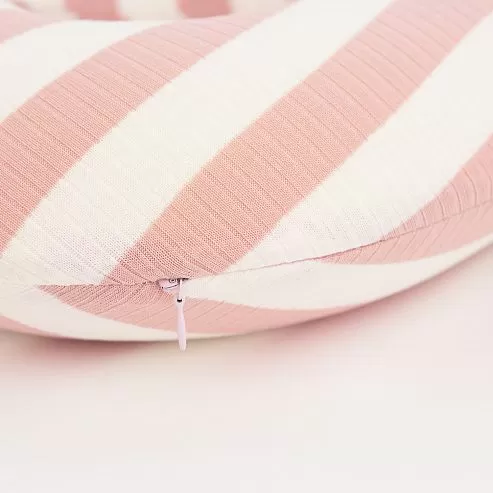 Подушка для путешествий Полоски (розовая)