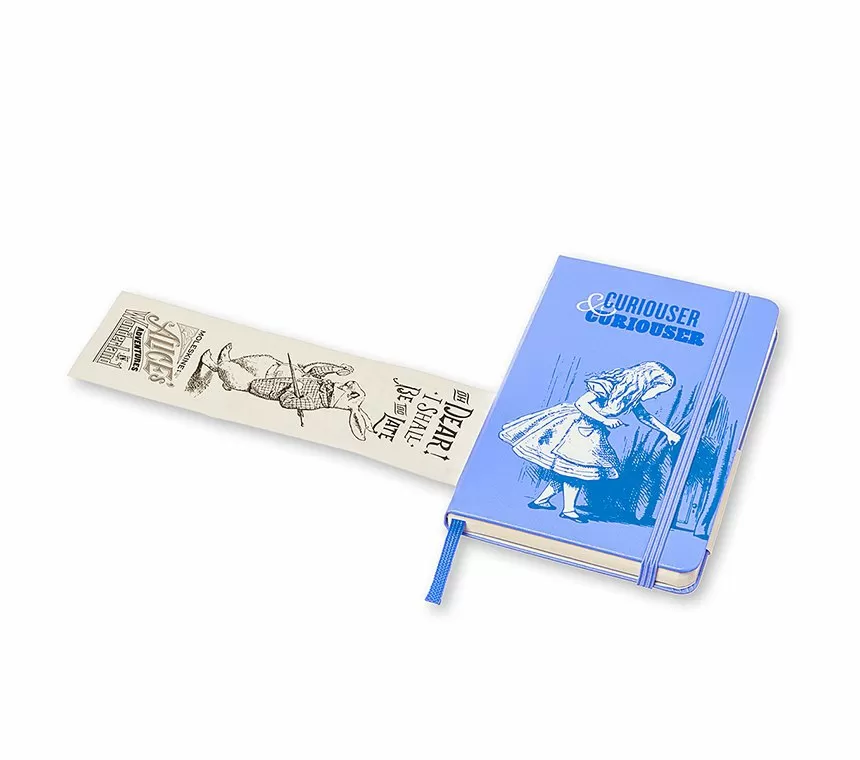 Записная книжка Alice (нелинованная), Pocket, голубой