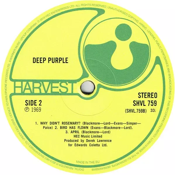 Пластинка Deep Purple - Deep Purple