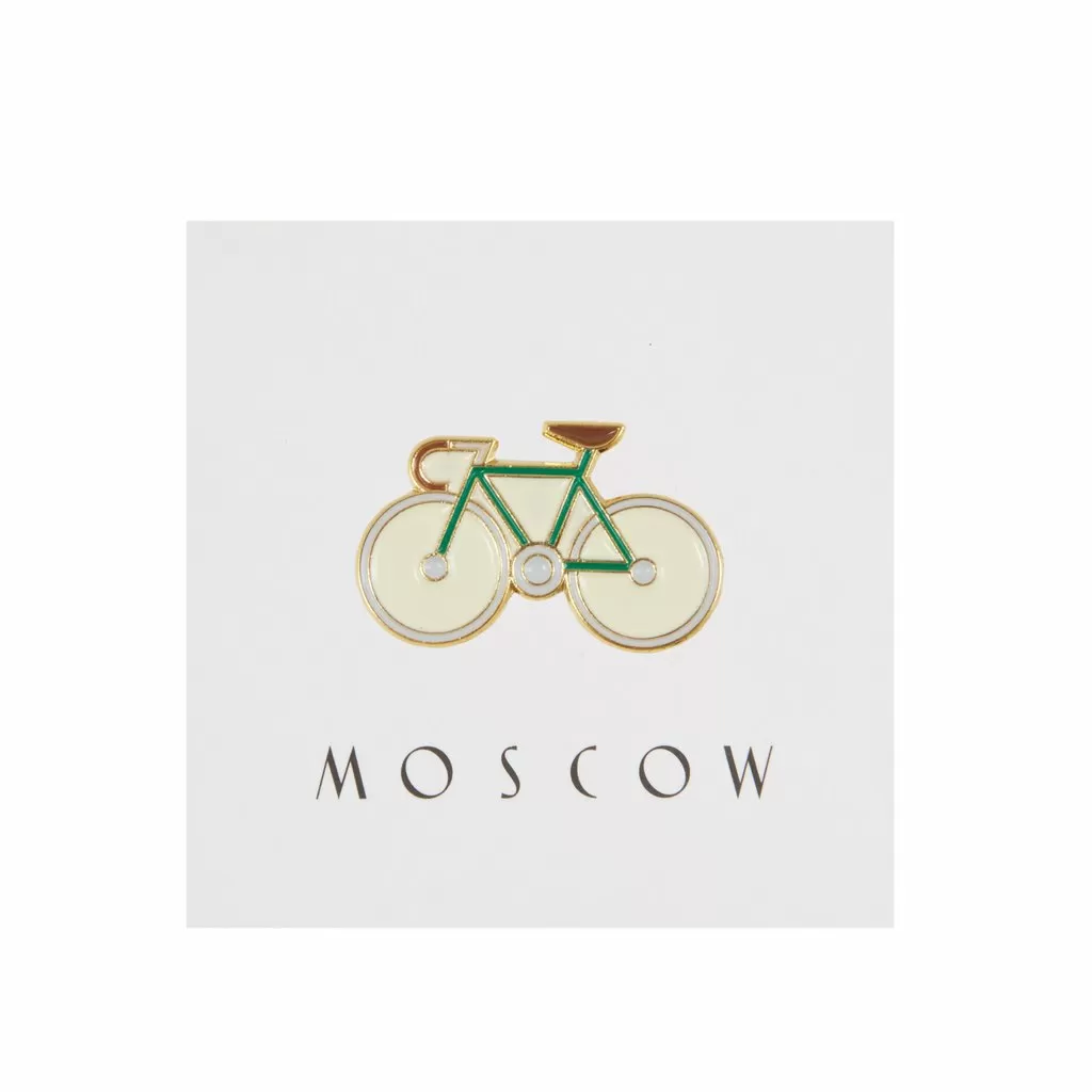 Значок PinPinPin Велосипед (зеленая рама)