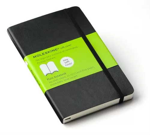 Записная книжка Classic Soft (нелинован) Pocket черная 