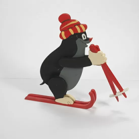 Елочная игрушка Кротик на лыжах 9005 