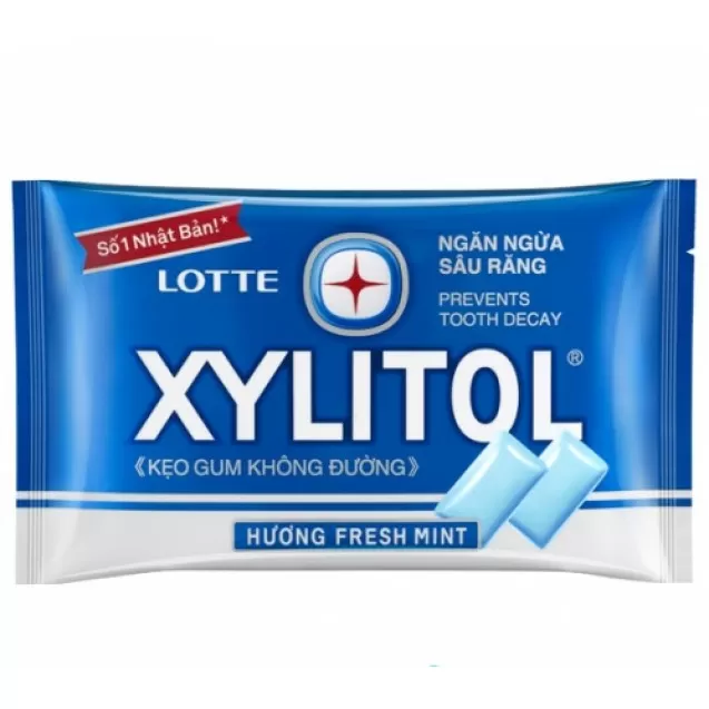Жевательная резинка Xylitol Fresh Mint, со вкусом свежей мяты