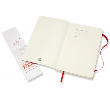 Записная книжка Classic Soft (в линейку) Large красный