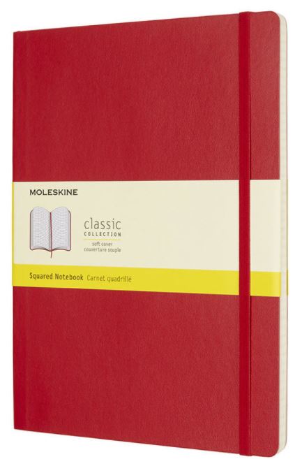 Записная книжка Classic Soft (нелинов) ХLarge, красный