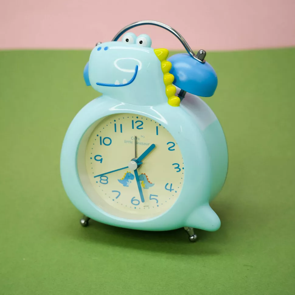 Часы-будильник Dino (blue)