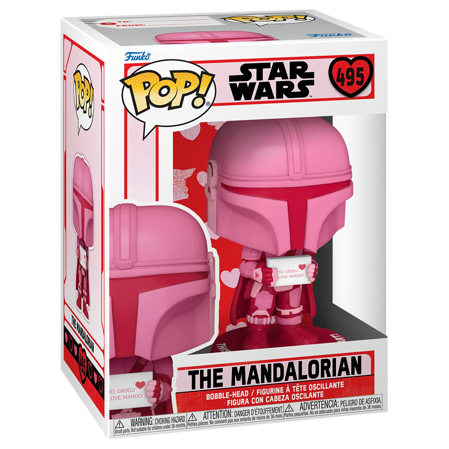 Фигурка Funko POP! Bobble Star Wars Valentines Mandalorian (495) 60126