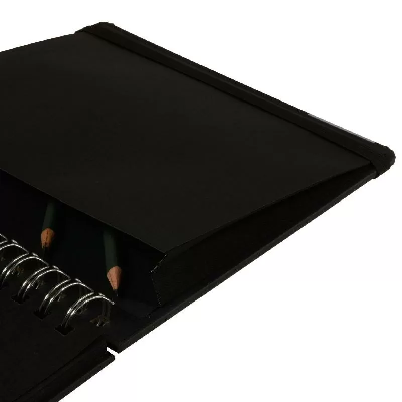 Скетчбук BV Зарисовки 10х18,80 л. (черные страницы)