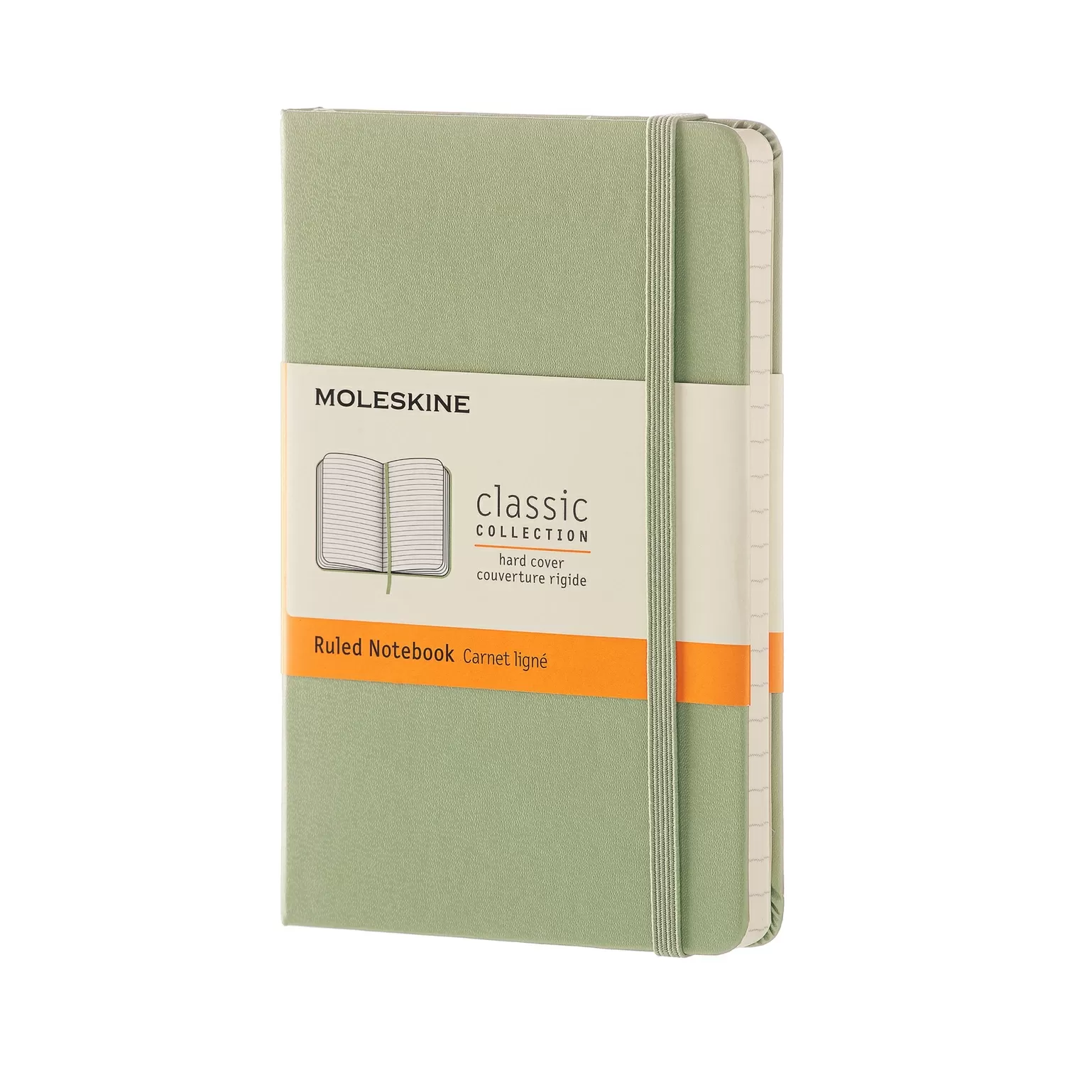 Записная книжка Classic (в линейку) Pocket зеленый