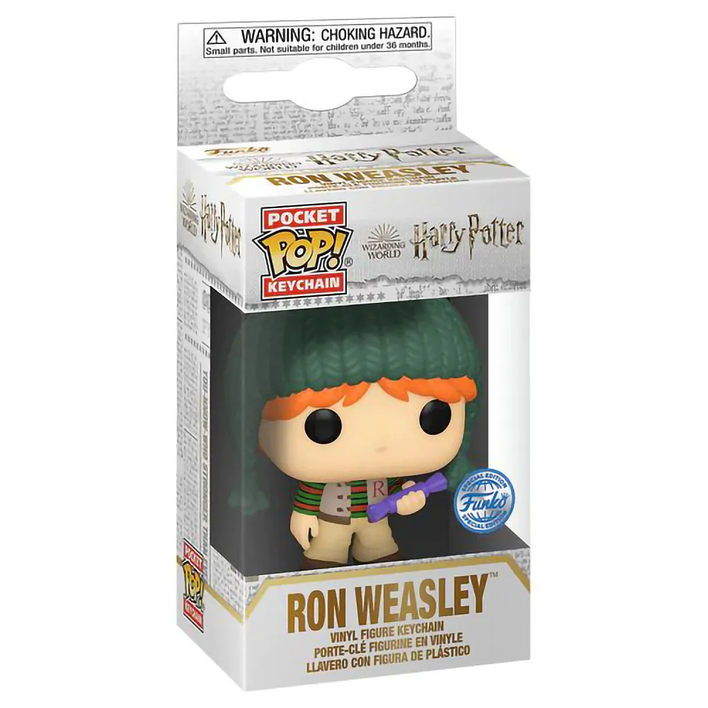 Брелок Funko Pocket POP! Harry Potter Holiday Ron Weasley (Exc) 68667
