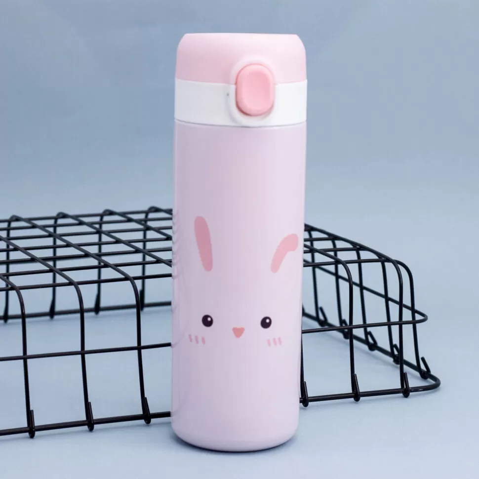 Термос Face rabbit (pink), 450 мл.