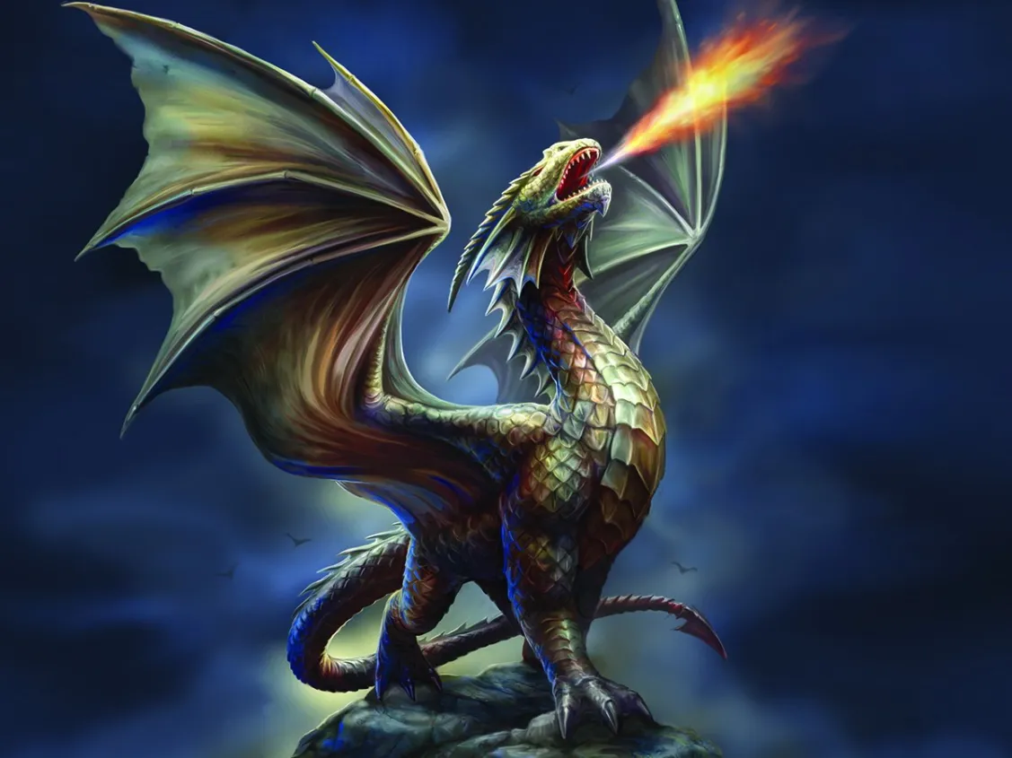 Пазл 3D Благородный огонь дракона, 100 деталей (15045)