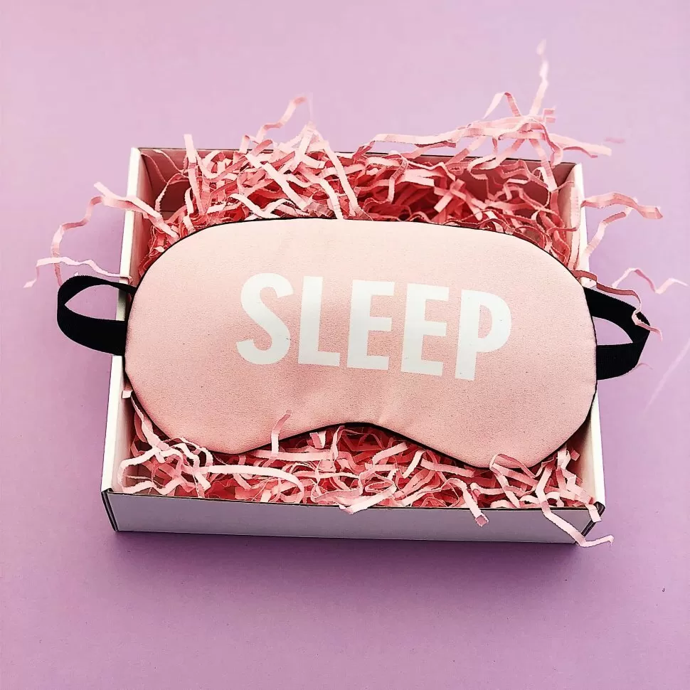 Маска для сна гелевая Sleep (pink)
