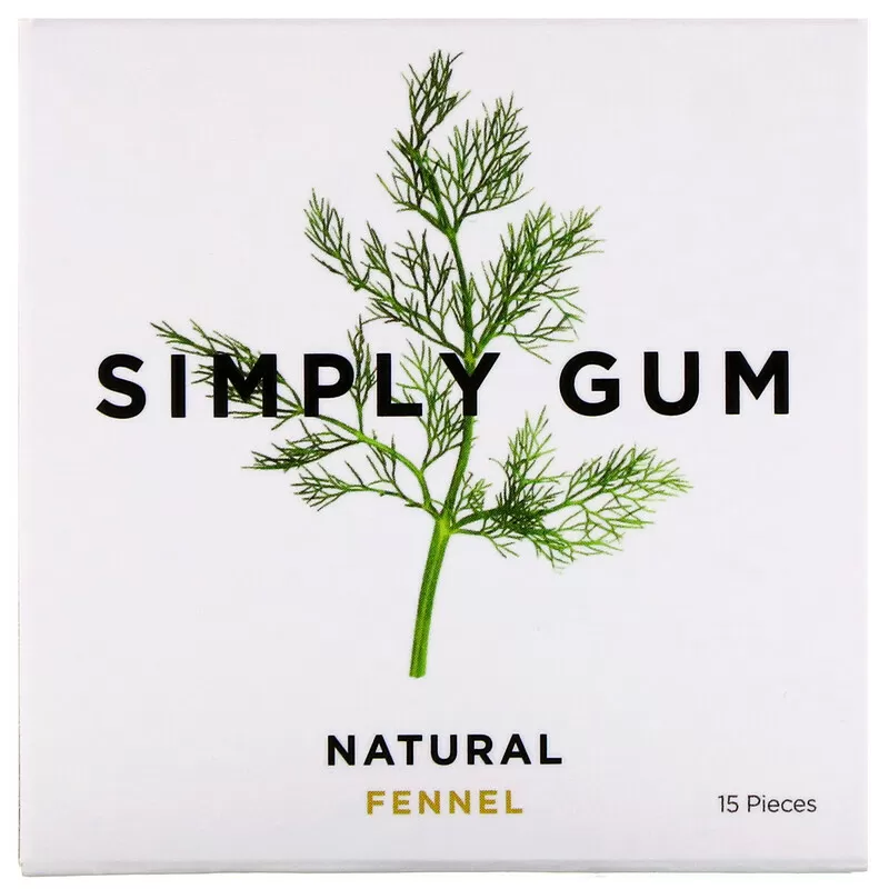 Жевательная резинка Simply Gum Natural Fennel (фенхель)