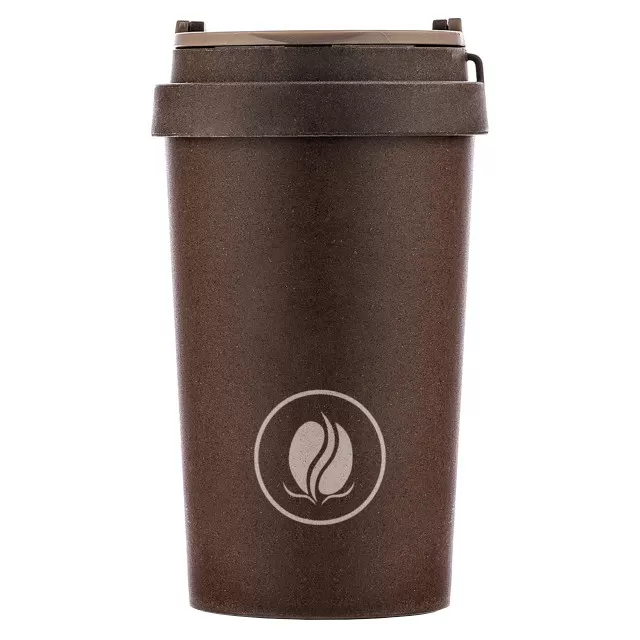 Термокружка Eco Cup Coffee, коричневый 400 мл.