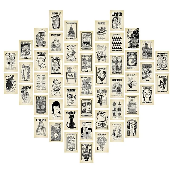 Набор интерьерных карточек Обложки комиксов - Ретро открытки