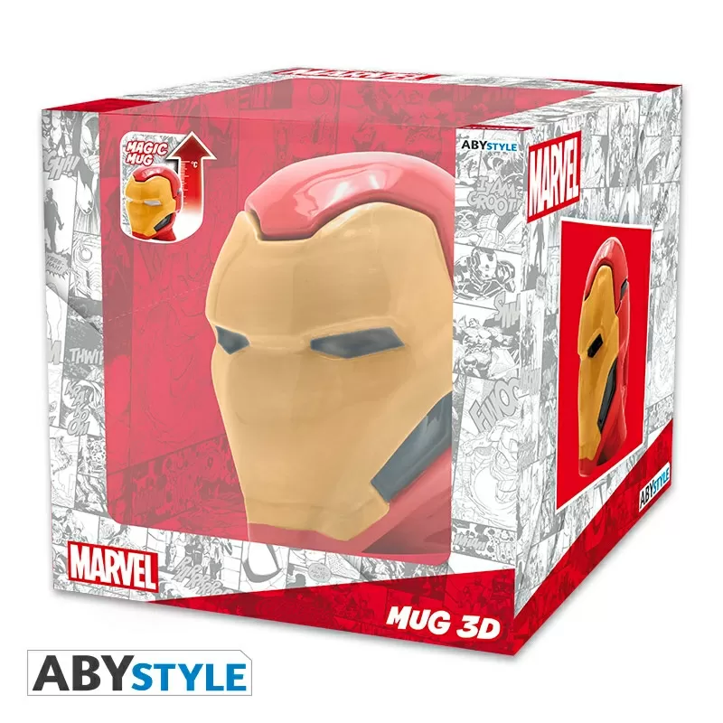 Кружка 3D ABYstyle: Marvel: Mug 3D: Heat Change: Irom Man x2 