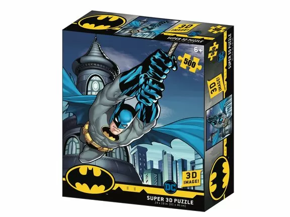 Пазл Super 3D Полет Бэтмена, 500 деталей
