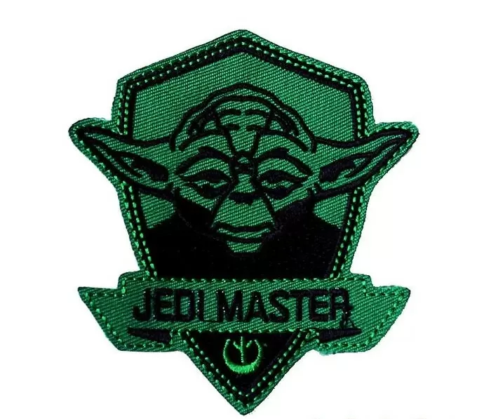 Нашивка Йода Jedi Master 9 см.
