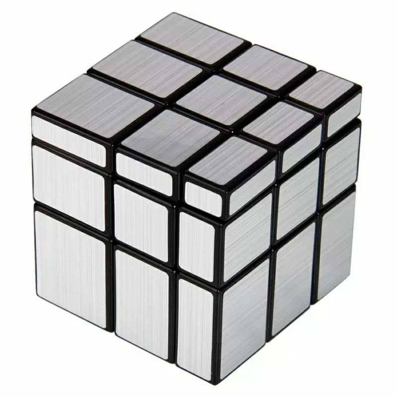 Зеркальный Кубик 3x3 Серебряный