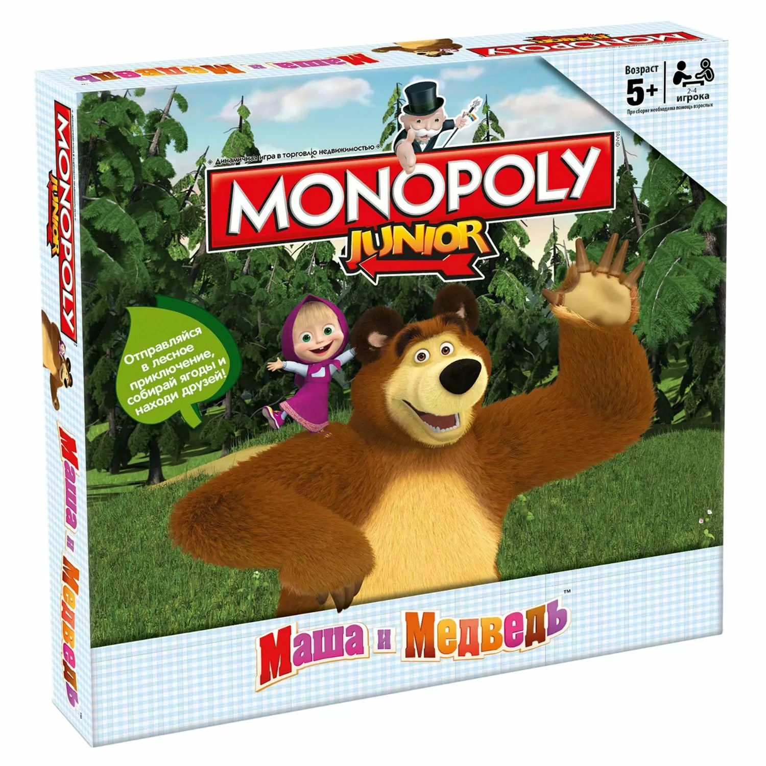 Настольная игра Монополия. Маша и Медведь