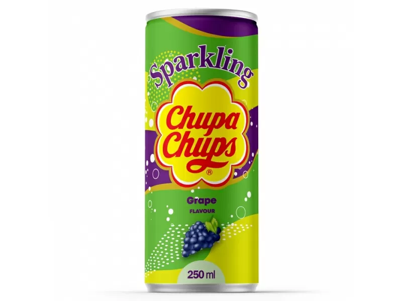 Лимонад Chupa Chups Виноград (slim can), 250 мл