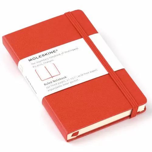 Записная книжка Classic (в линейку) Pocket красная