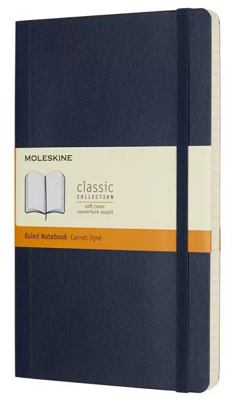 Записная книжка Classic Soft (в линейку) Pocket синий