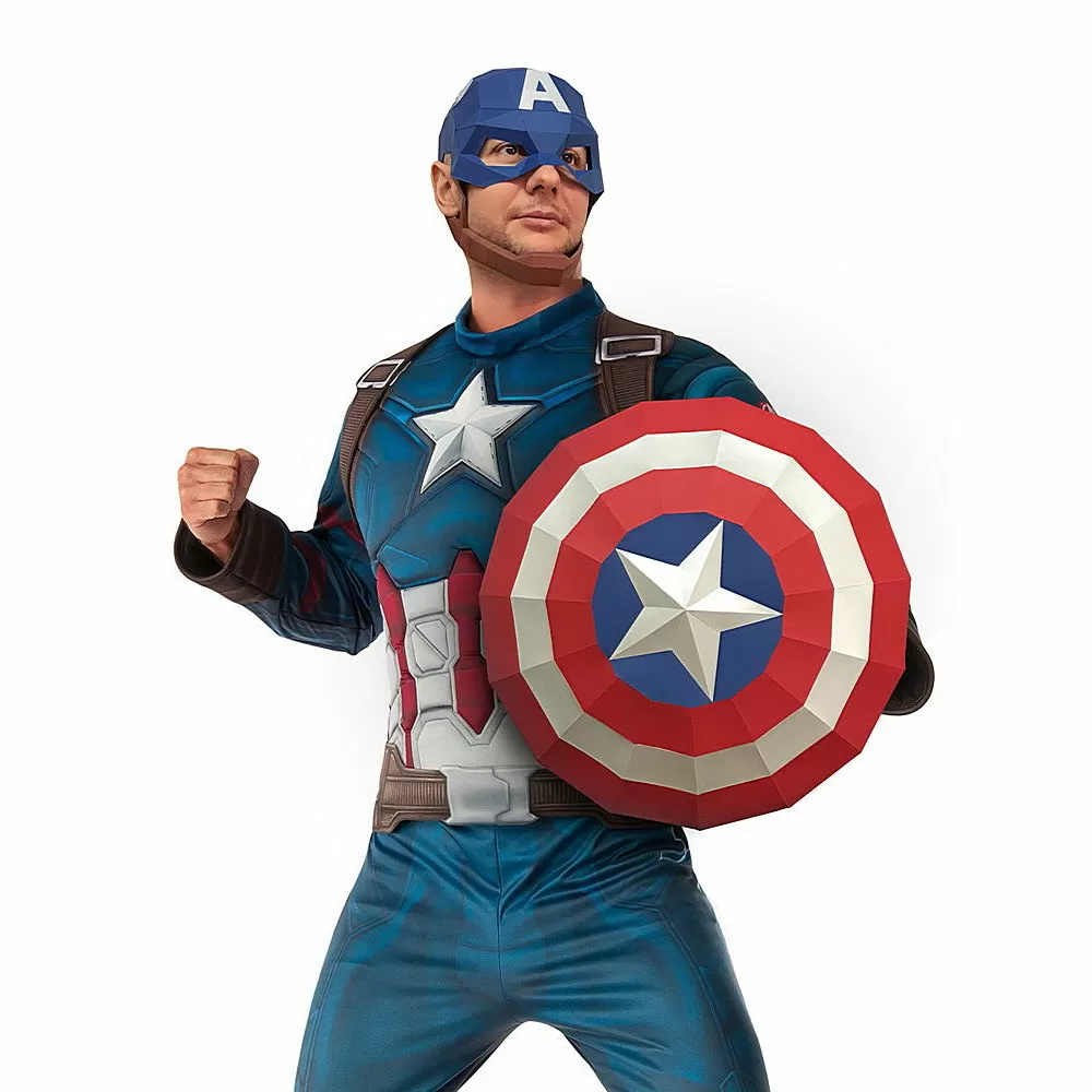 Набор для паперкрафта Щит Капитана Америки