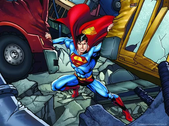 Пазл Super 3D Сила Супермена, 500 деталей (32523)