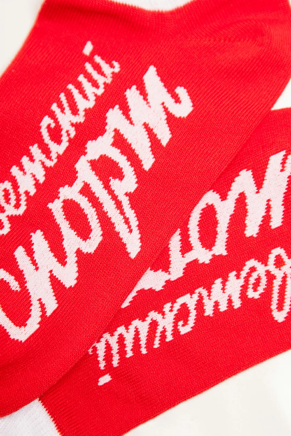 Носки Запорожец Советский спорт короткие женские (Красный)