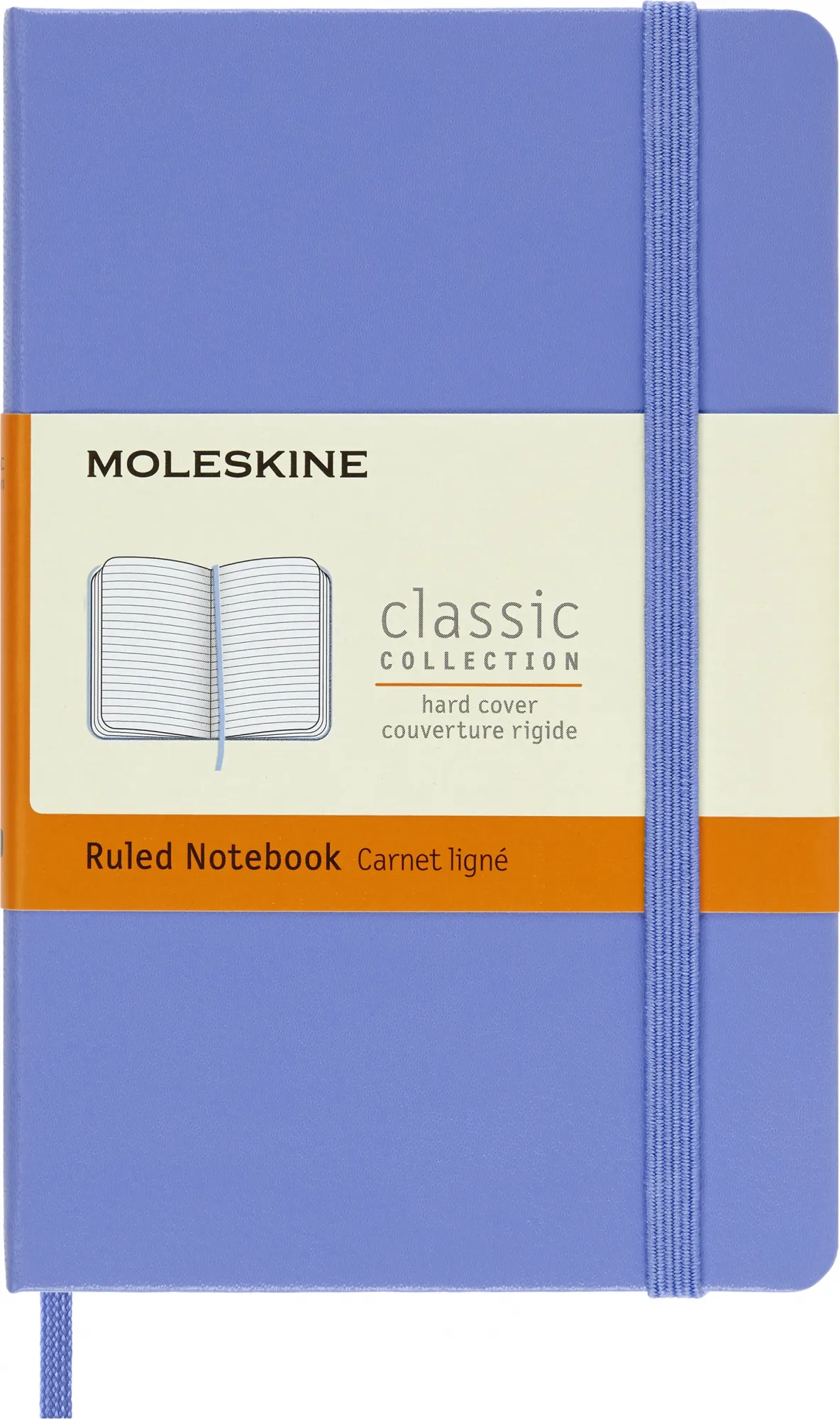 Записная книжка Classic (в линейку) Pocket голубая гортензия