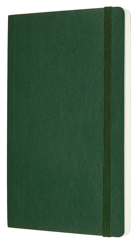 Записная книжка Classic Soft (нелинованная) Large зеленый