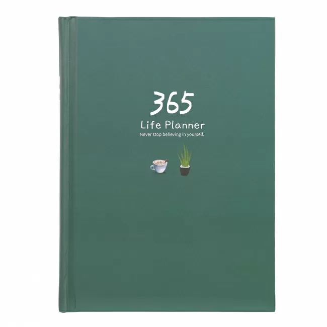 Ежедневник-планер 365 days (зеленый)