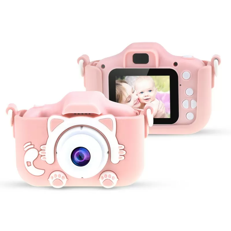 Детский фотоаппарат Childrens Fun Camera Kitty (розовый)