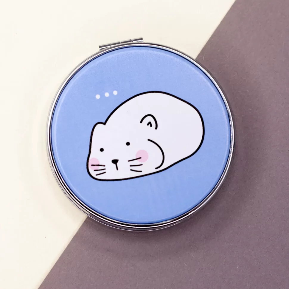 Зеркало Circular Cat (blue)