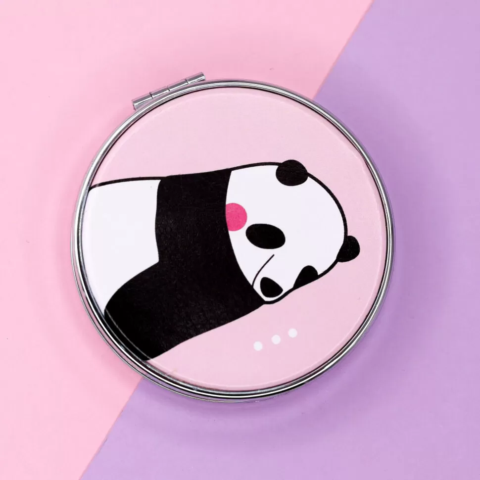 Зеркало Circular Panda (pink)