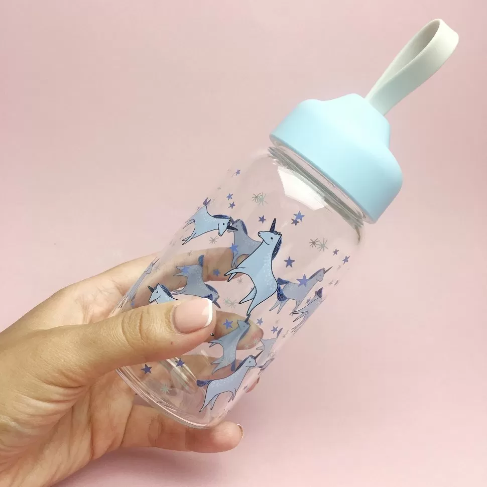 Бутылка Unicorn Pattern blue