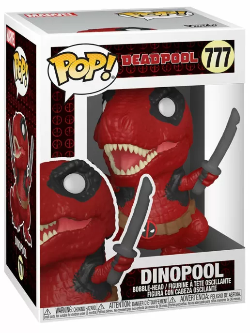 Фигурка Funko POP! Bobble Marvel Deadpool 30th Dinopool 54655