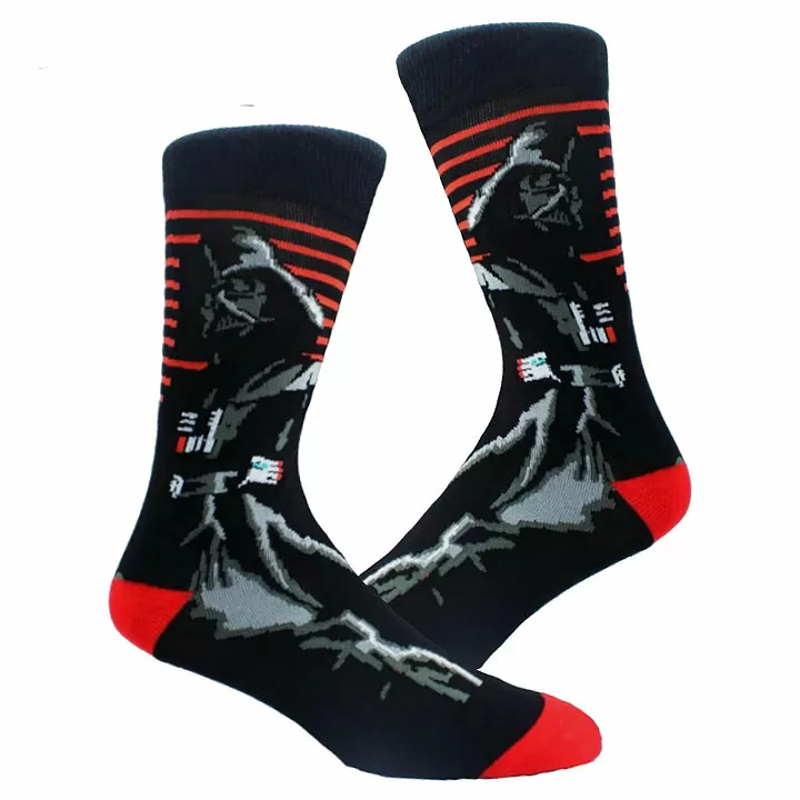 Носки Star wars Дарт Вейдер (черный, красные полосы), 36-40