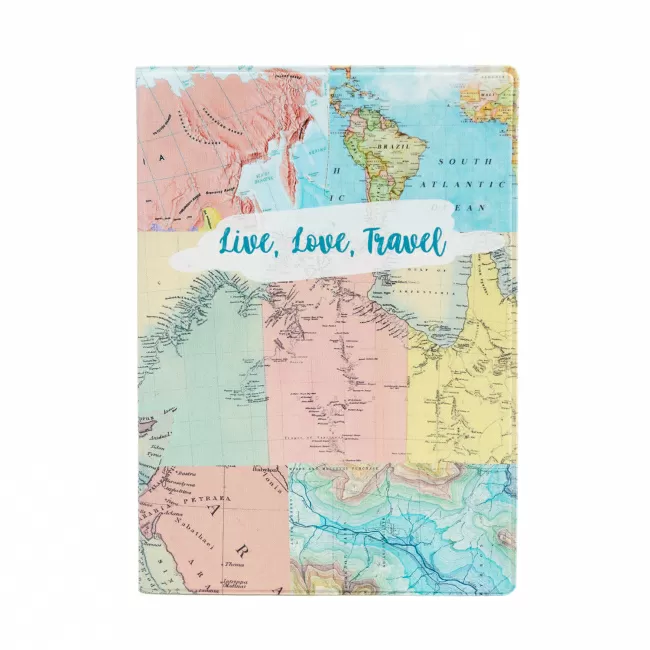 Обложка для паспорта Live, love, travel