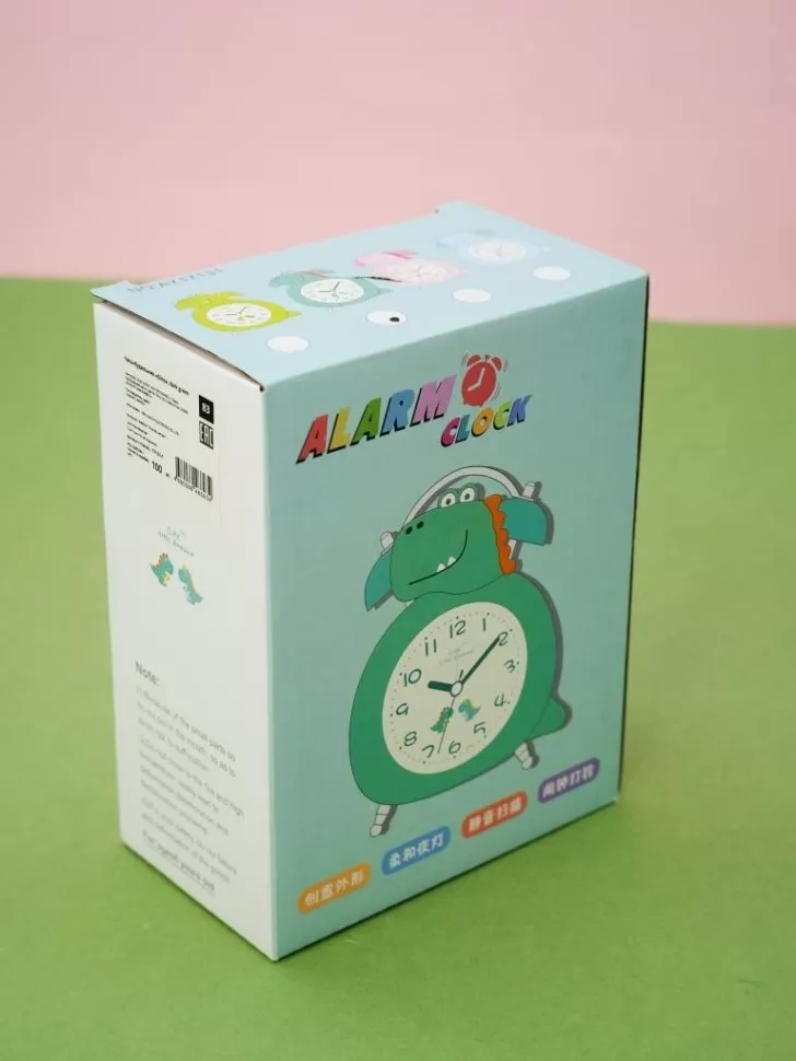 Часы-будильник Dino (dark green)