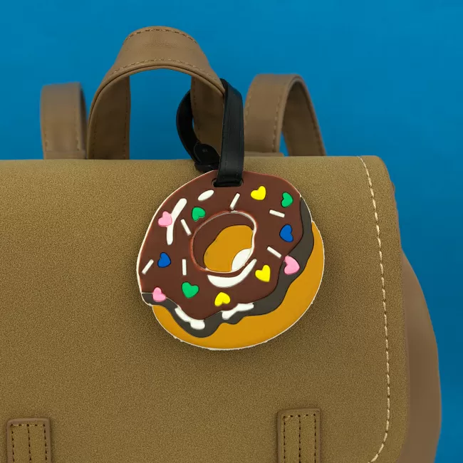 Бирка на багаж Шоколадный пончик